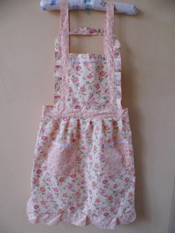 Double-layer cotton printed princess apron Specification image