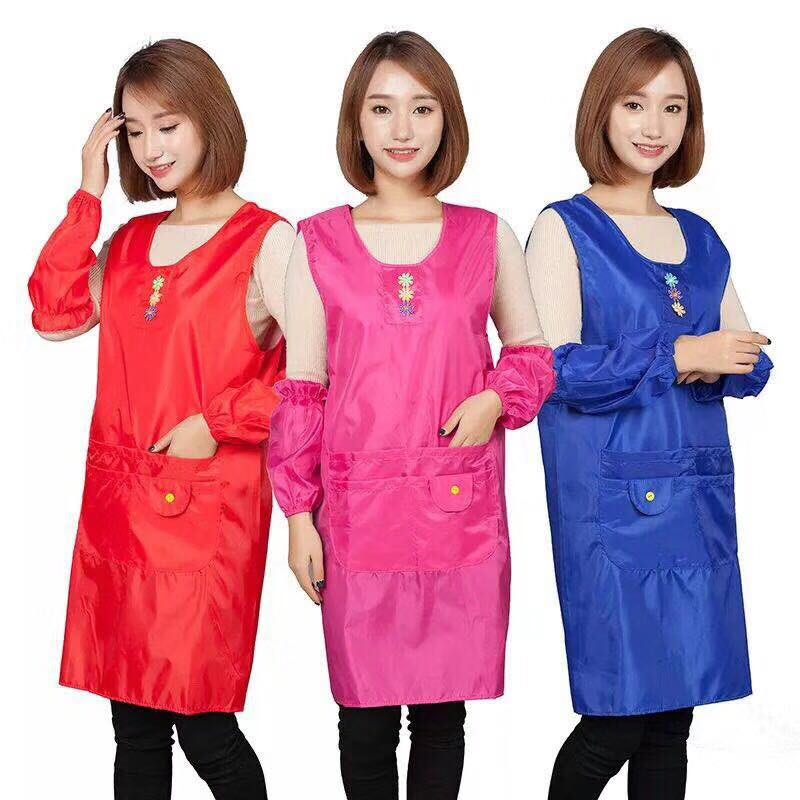 Pvc Waterproof Vest Apron, Sleeve Anti-Mildew Moisture-Proof Anti-Fouling