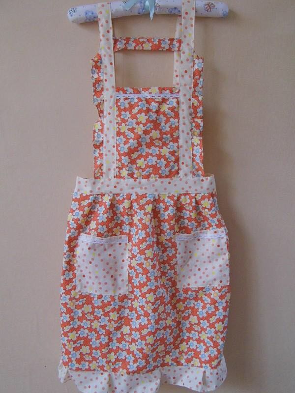 Double-layer cotton printed princess apron details Picture