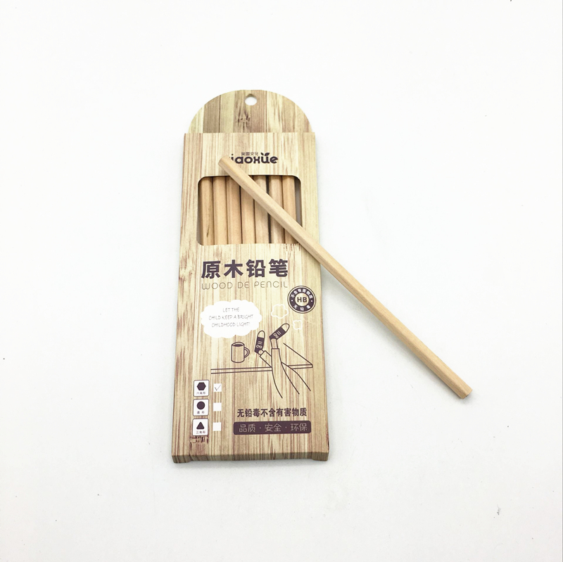 This eco-friendly box contains ten pencils, hexagonal wooden pencils and student writing pencils Application Scenario
