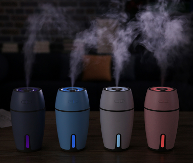 Moe C humidificador USB mini coche oficina escritorio humidificador rehidratador dazzle color noche luz details Picture