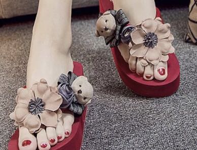 18 Years Fabric Woven Belt Bear Burn Edge Flower Set Flower Set Set Products details Picture