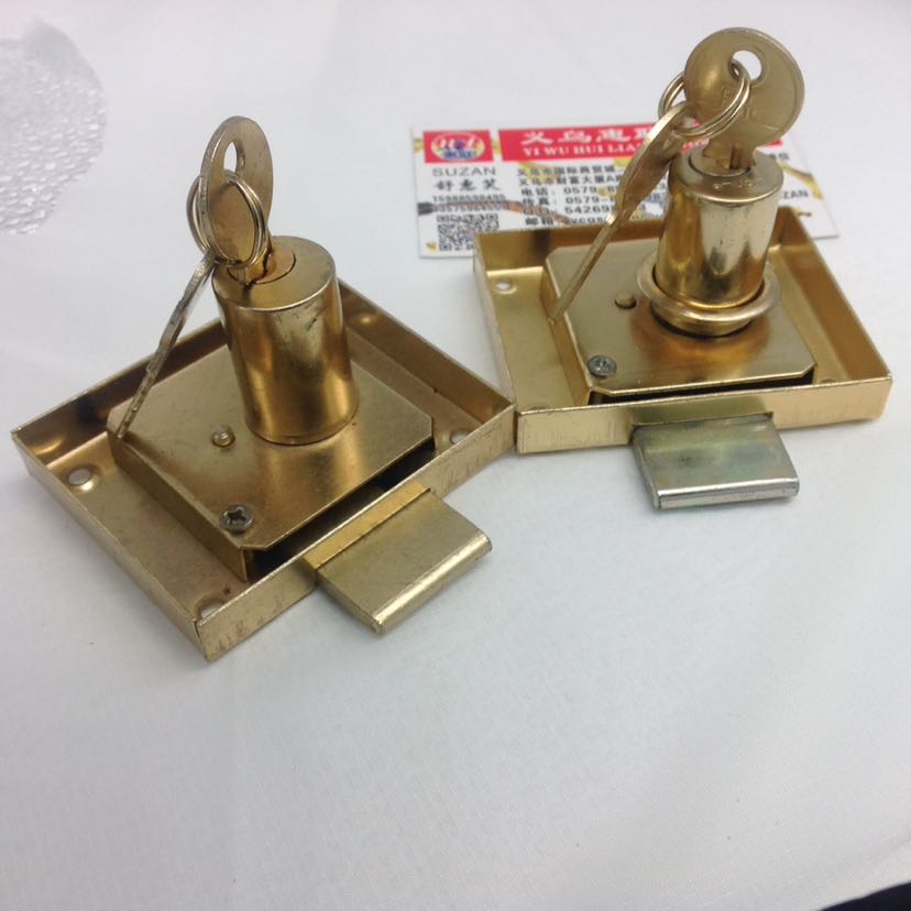 303D furniture hardware, iron, color zinc drawer locks, foreign trade best-selling manufacturers direct selling