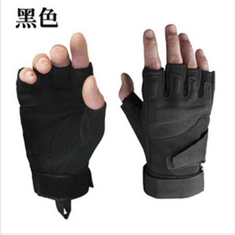 厂家批发速度与激情黑鹰术手套半指 防滑防割军迷作战战术手套