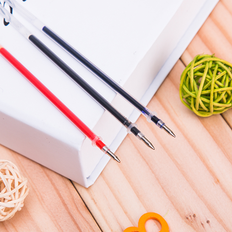 Study Stationery 0.5 Bullet full Needle refill Neutral Refill Black Red Blue full figure