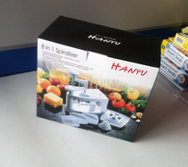 New multi-function vegetable cutter multi-function 8 in 1 hand shake hand push the vegetable cutter shredder pineapple sharpener