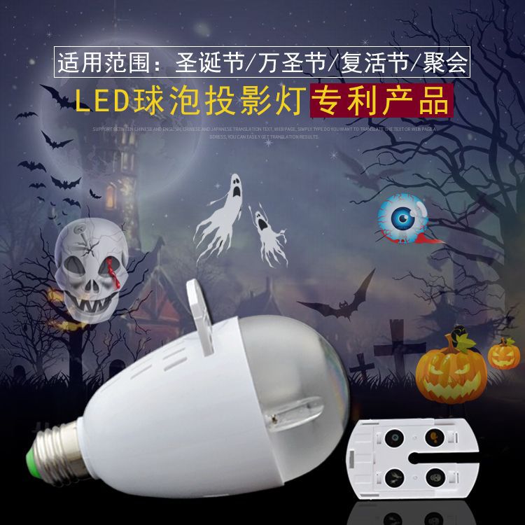 New multi-pattern bubble projection lights for Christmas and Easter are now available - film bubble projection lights Application Scenario