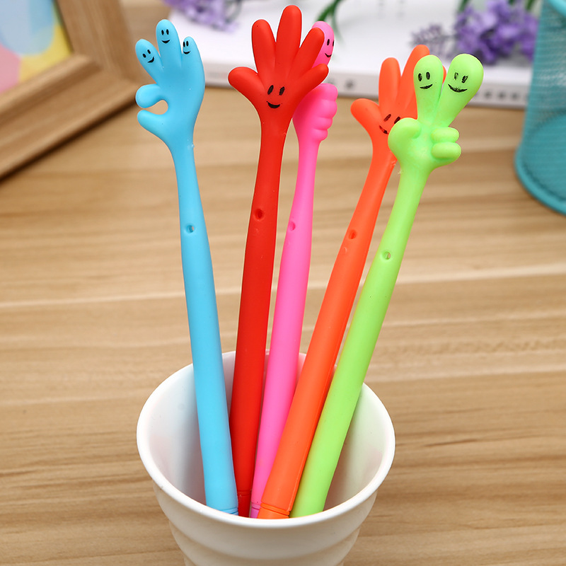 Wholesale of new Korean finger-creative student stationery, gel pens, office supplies and signature pens full figure