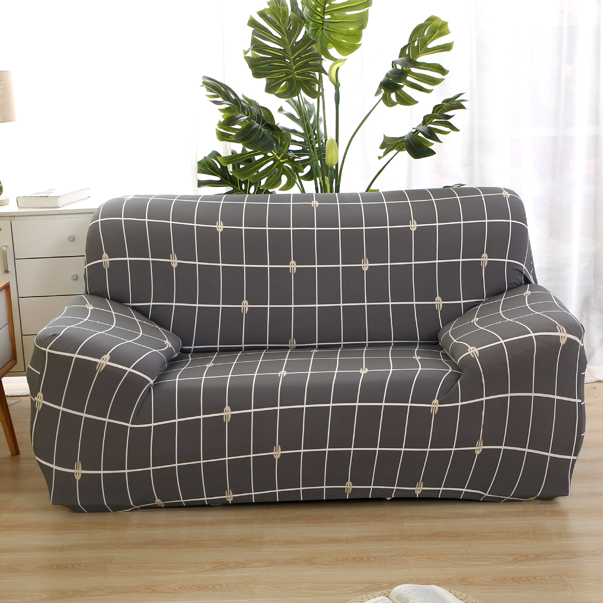 新款外贸万能四季印花弹力沙发套全包布艺全罩盖套垫子一件代发