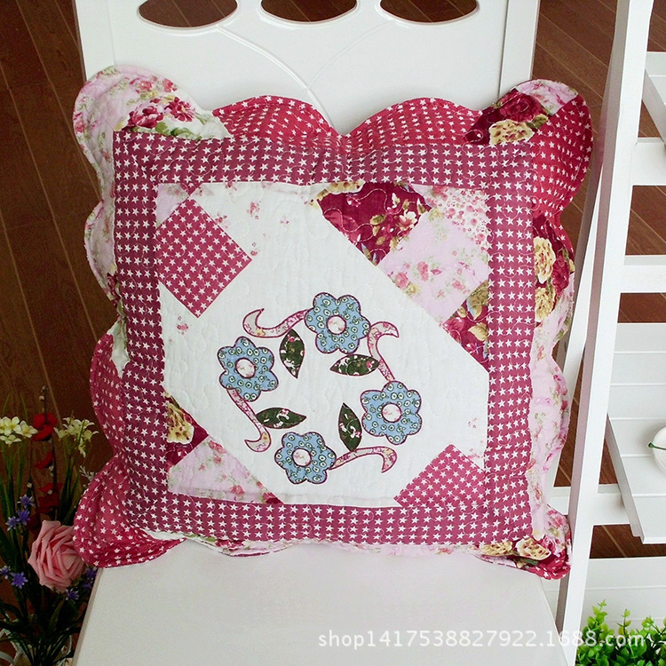 Custom Pillow Cotton Pillowcase Manufacturers Wholesale Foreign Trade Home Textile Fashion Small Floral Pillowcase Taobao Explosion details Picture