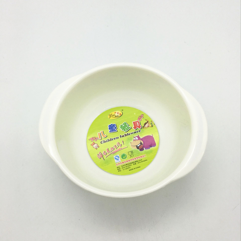 Bagged children's set bowls and spoons, children and infants' double-ear set bowls, children's complementary food set bowls, anti-drop set bowls Specification image
