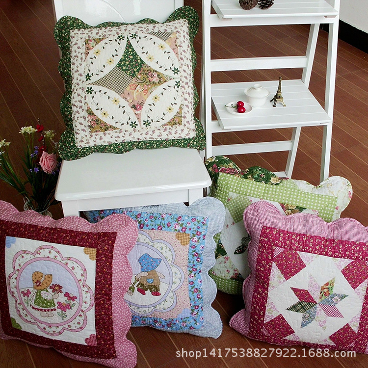 Custom Pillow Cotton Pillowcase Manufacturers Wholesale Foreign Trade Home Textile Fashion Small Floral Pillowcase Taobao Explosion