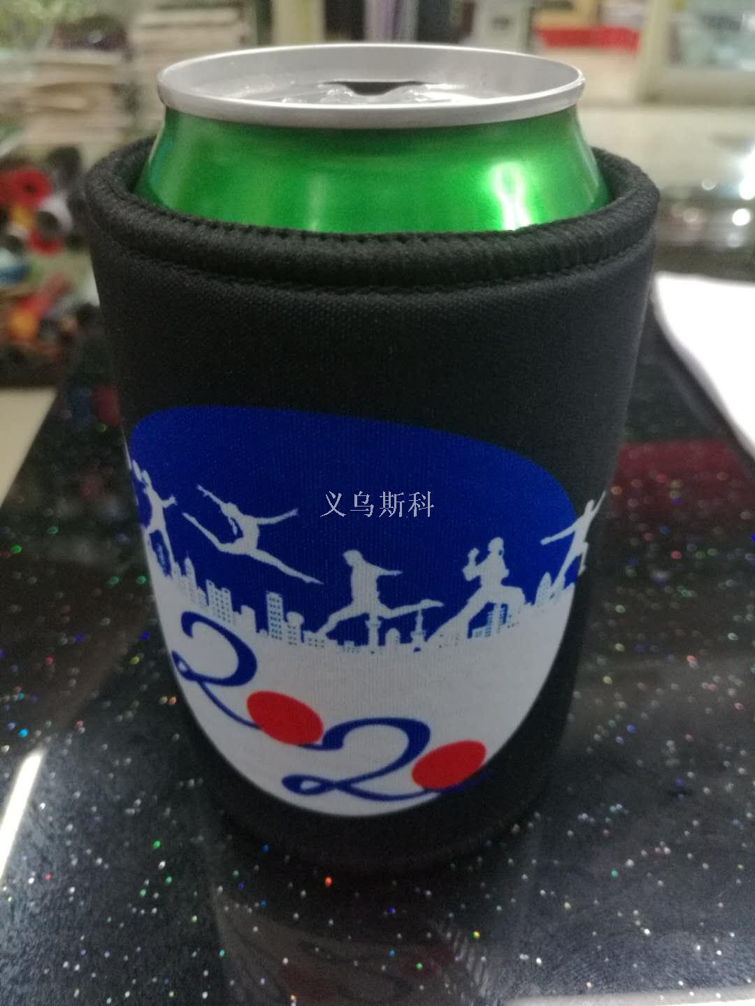 厂家直销新款定制可乐罐套SBR杯套 可乐套 啤酒套 饮料瓶套