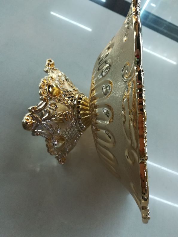 金色水果盘，瓜子盘，干果盘，糖果盘产品图