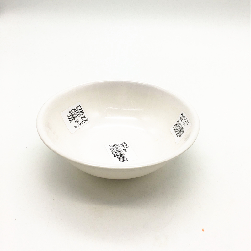 Porcelain imitation tableware bowls, white wide-mouthed bowls, rice bowls, porridge bowls, soup bowls, rice bowls Application Scenario