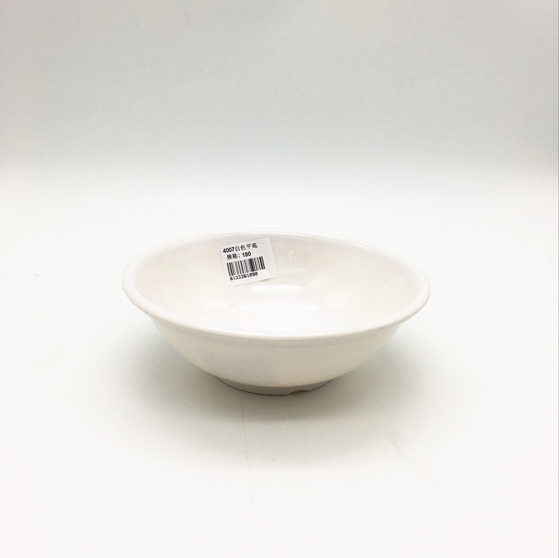 Porcelain imitation tableware bowls, white wide-mouthed bowls, rice bowls, porridge bowls, soup bowls, rice bowls