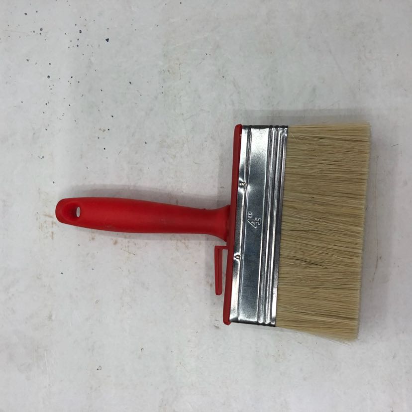 Red handle square brush, high grade paint brush thumbnail