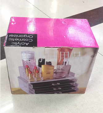 Large acrylic lipstick cosmetics stand cosmetics transparent receive box novel box