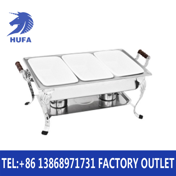 Hotel supplies three square meal furnace three buffet furnace three insulation tableware Buffay furnace