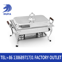 Hotel supplies three square meal furnace three buffet furnace three insulation tableware Buffay furnace