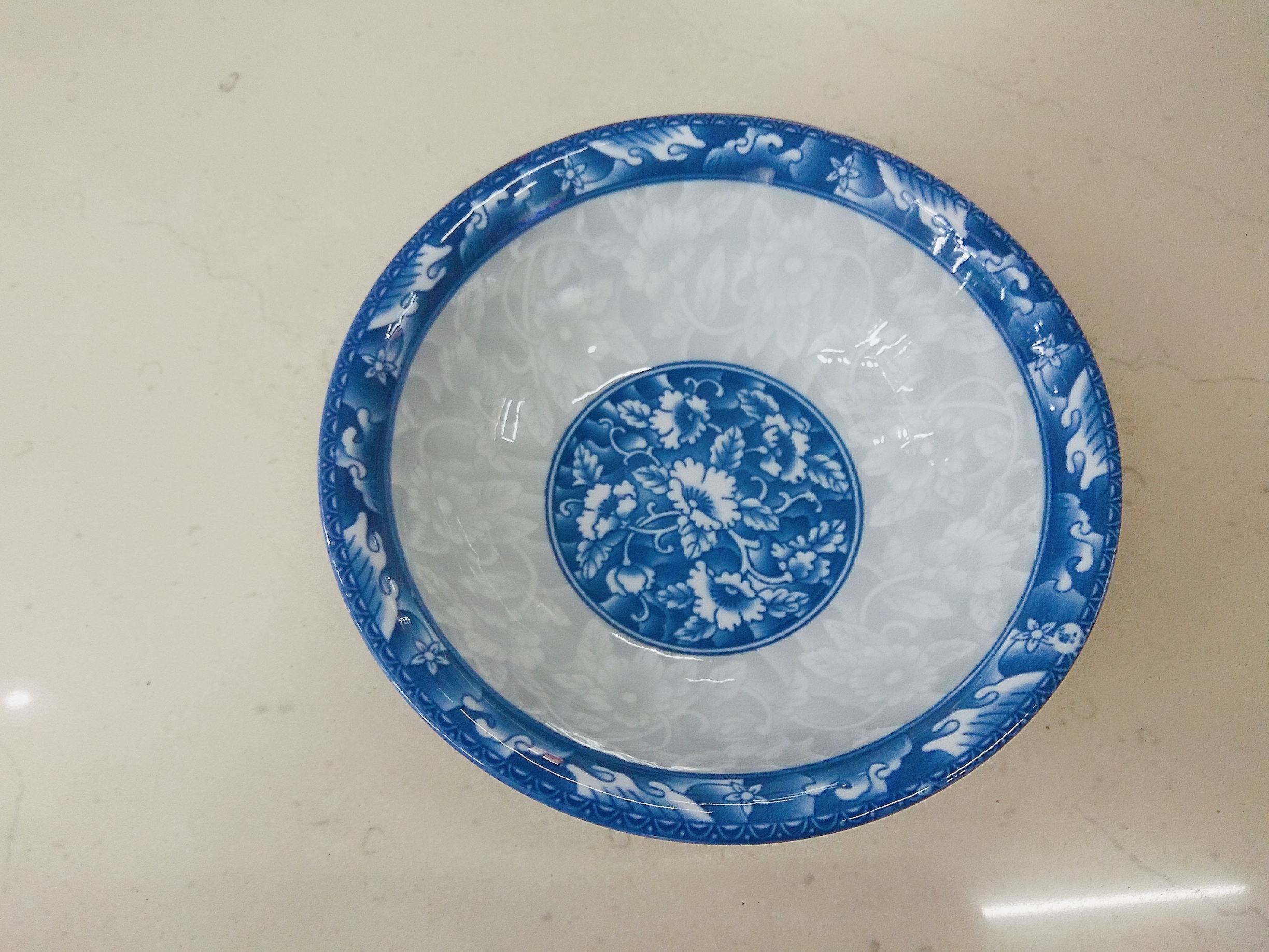4.5-5-6-7-8-9 inch blue and white porcelain bowl, edge guard bowl, reverse mouth bowl, fish plate Application Scenario