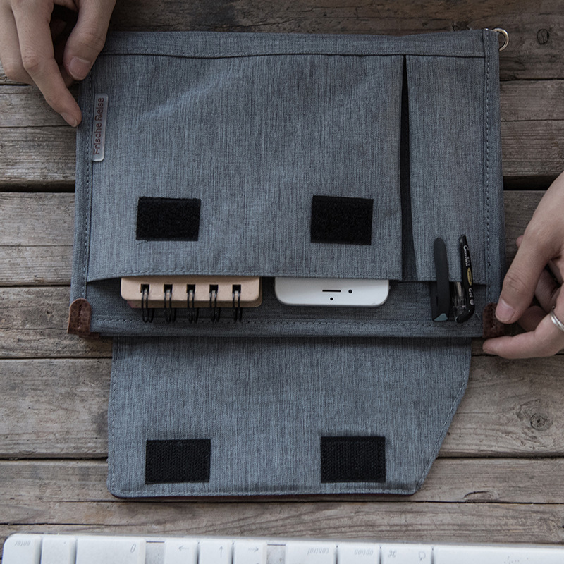 2019 New model Document storage bag, Business multi-layer document and certificate bag, portable information bag details Picture
