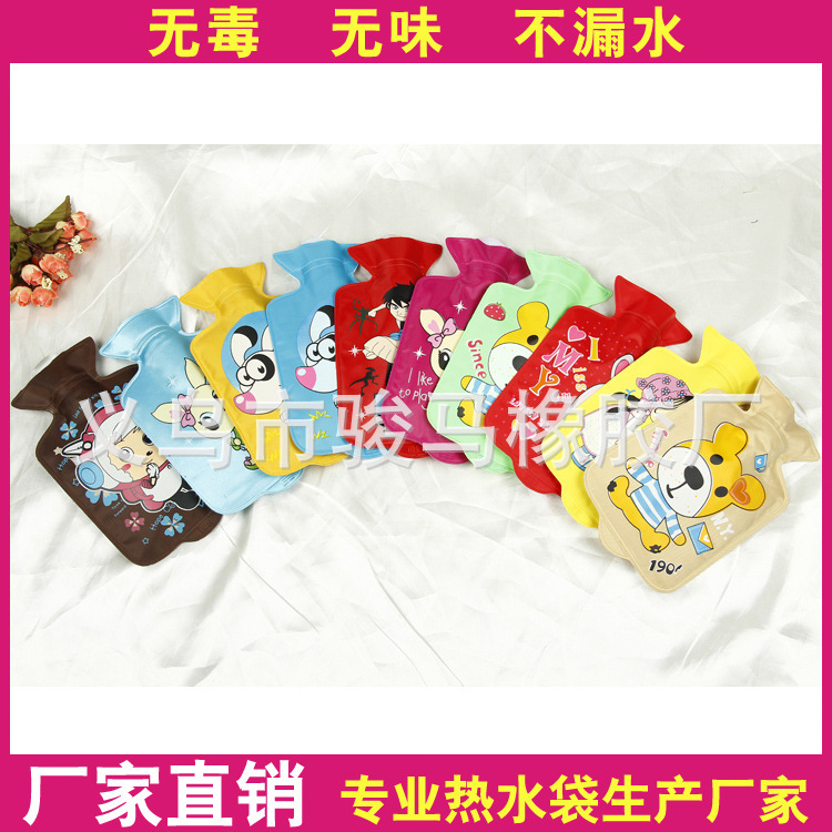Hot water bag manufacturers promote cartoon warm water bag printed hot water bag wholesale non-electric heating treasure