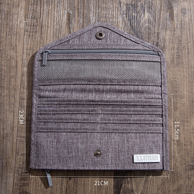 Multi-function card bag document bag waterproof travel passport bag Travel abroad passport holder in hand thumbnail
