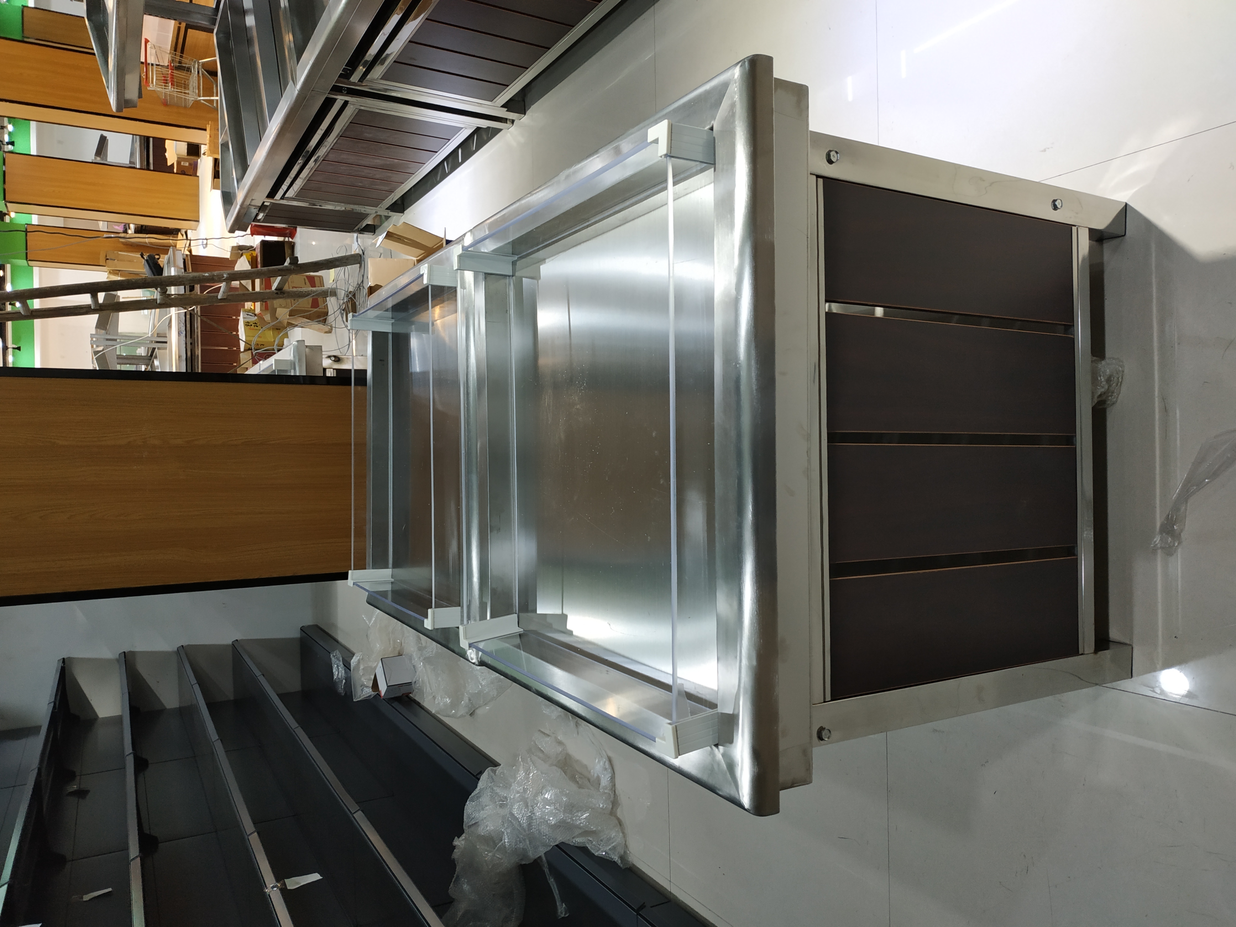 Stainless steel vegetable rack stacking head multi-grain rack stacking head promotional stacking head Application Scenario