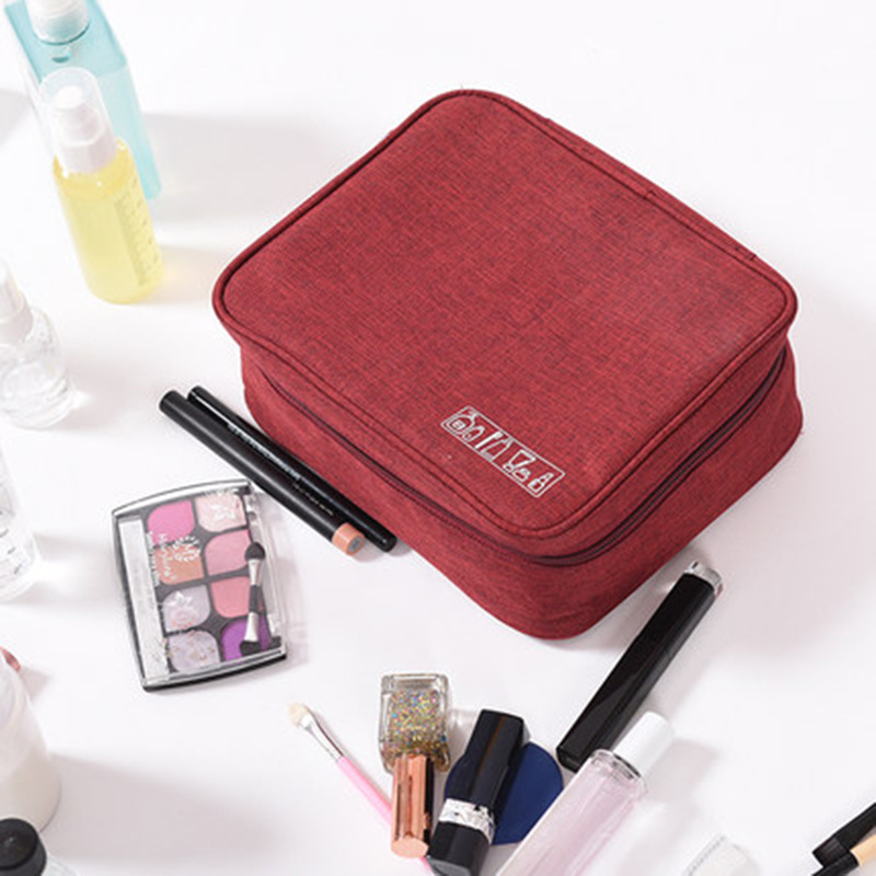 2019 new cationic wash bag pure color storage bag can be customized LOGO manufacturers direct sales thumbnail