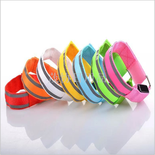 New double reflective strip arm straps, luminous arm straps, festival gifts, cheering products, safety warning direct sales details Picture