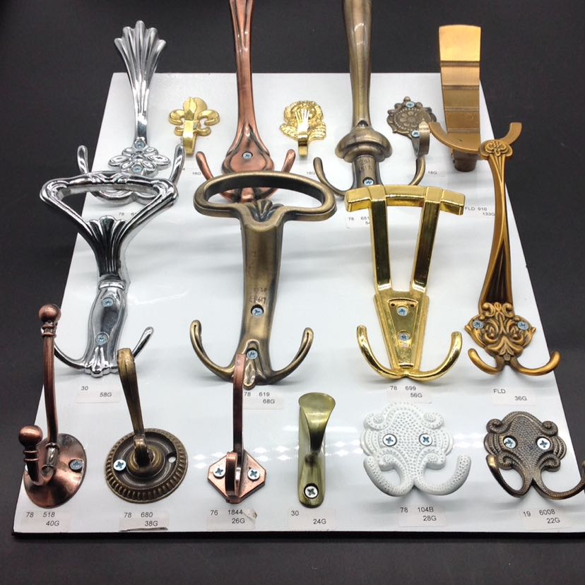 舒赞 阳光房铝合金衣钩精品挂钩 铝线条材质窗帘挂架坚固耐用承重强