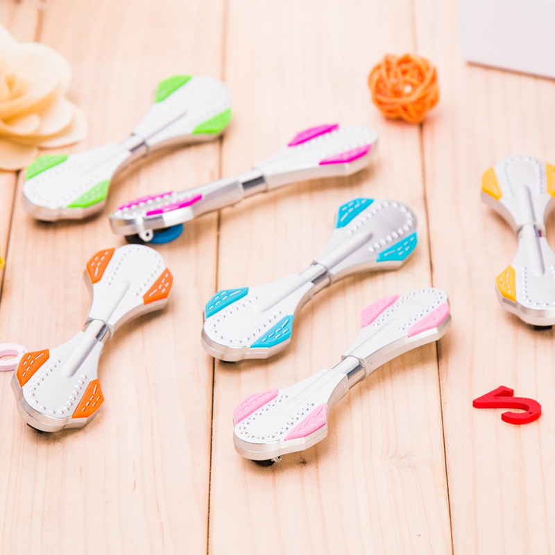Korean cartoon creative flat car ballpoint pen skateboard pen Blue ballpen Student stationery prizes