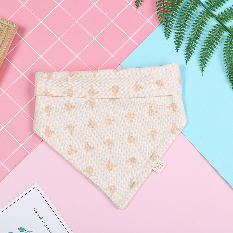 2018 New best-selling baby stain-resistant and warm triangular towels, cotton and linen plain jacquard triangular towels manufacturer wholesale Application Scenario