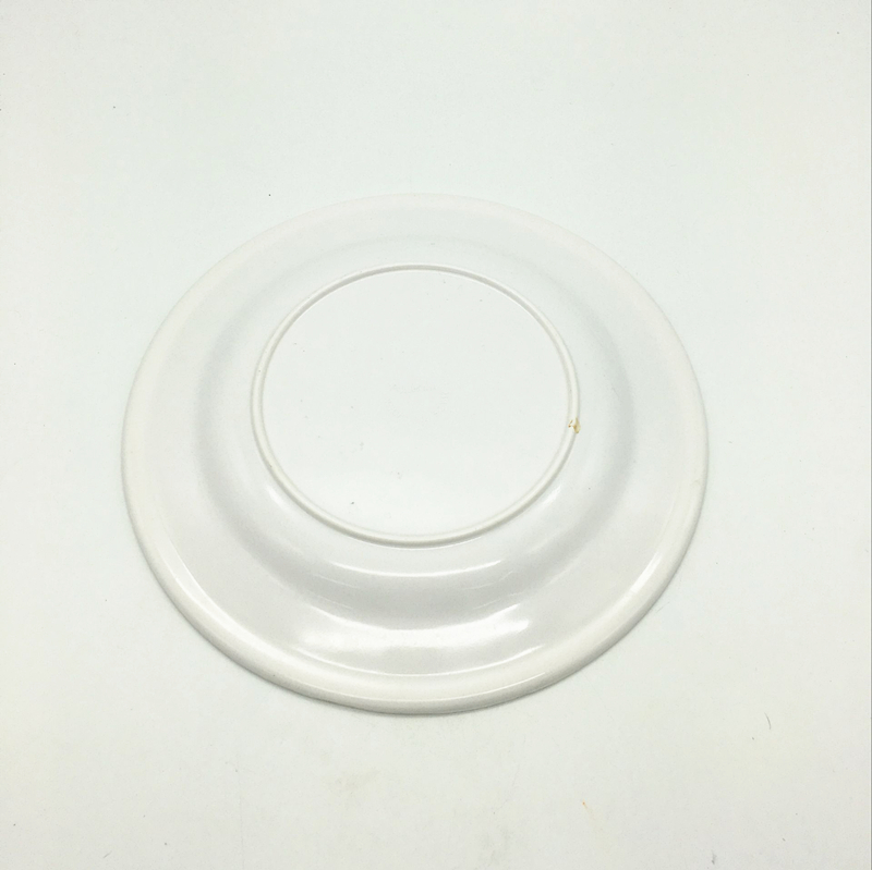 Porcelain imitation tableware plates, white flat base, vegetable plates, dumpling plates, dinner plates and dessert plates Specification image