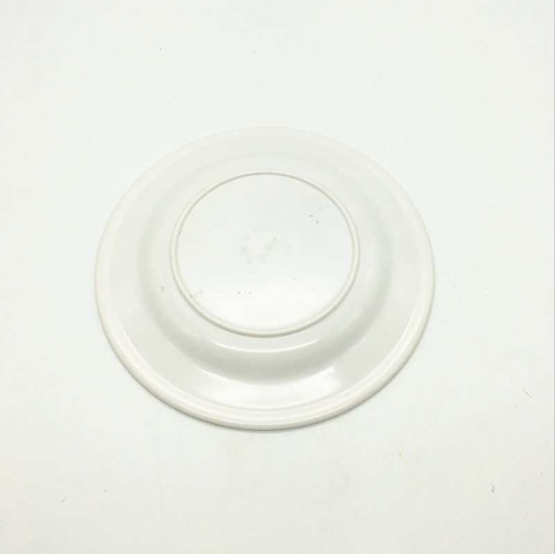 Porcelain imitation tableware plates, white flat base, vegetable plates, dumpling plates, dinner plates and dessert plates Specification image