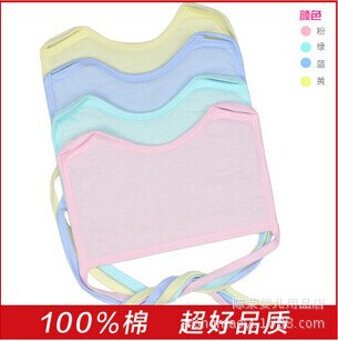 Antarctic cotton double-sided baby saliva wipes, baby gauze bibs, bibs, feeding wipes, children's mask-style bibs, cotton material [Exclusive for foreign trade Specification image