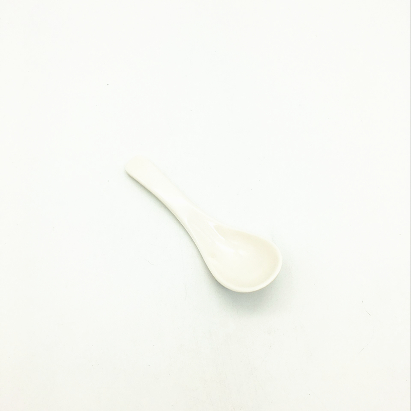 Imitation porcelain white spoon curved spoon white soup spoon rice spoon spoon spoon spoon spoon spoon spoon spoon