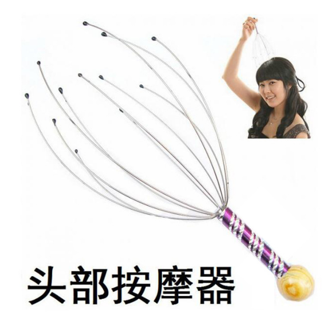 Nourishing hair octopus scalp massager Massage claw Manual massager Head massager \ Head grabber