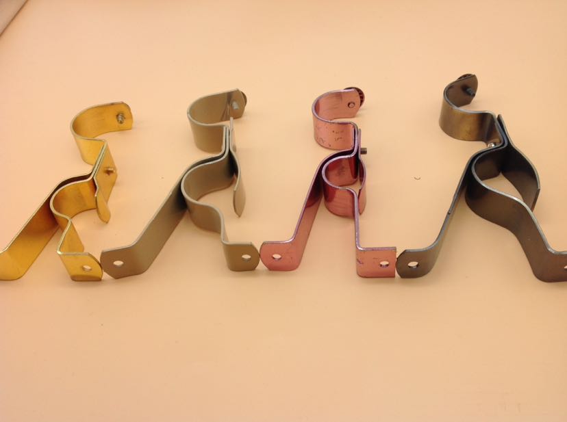 Shuzan aluminum alloy curtain rod bracket Extended double-bracket window screen accessory Outdoor camouflage net compatible version details Picture