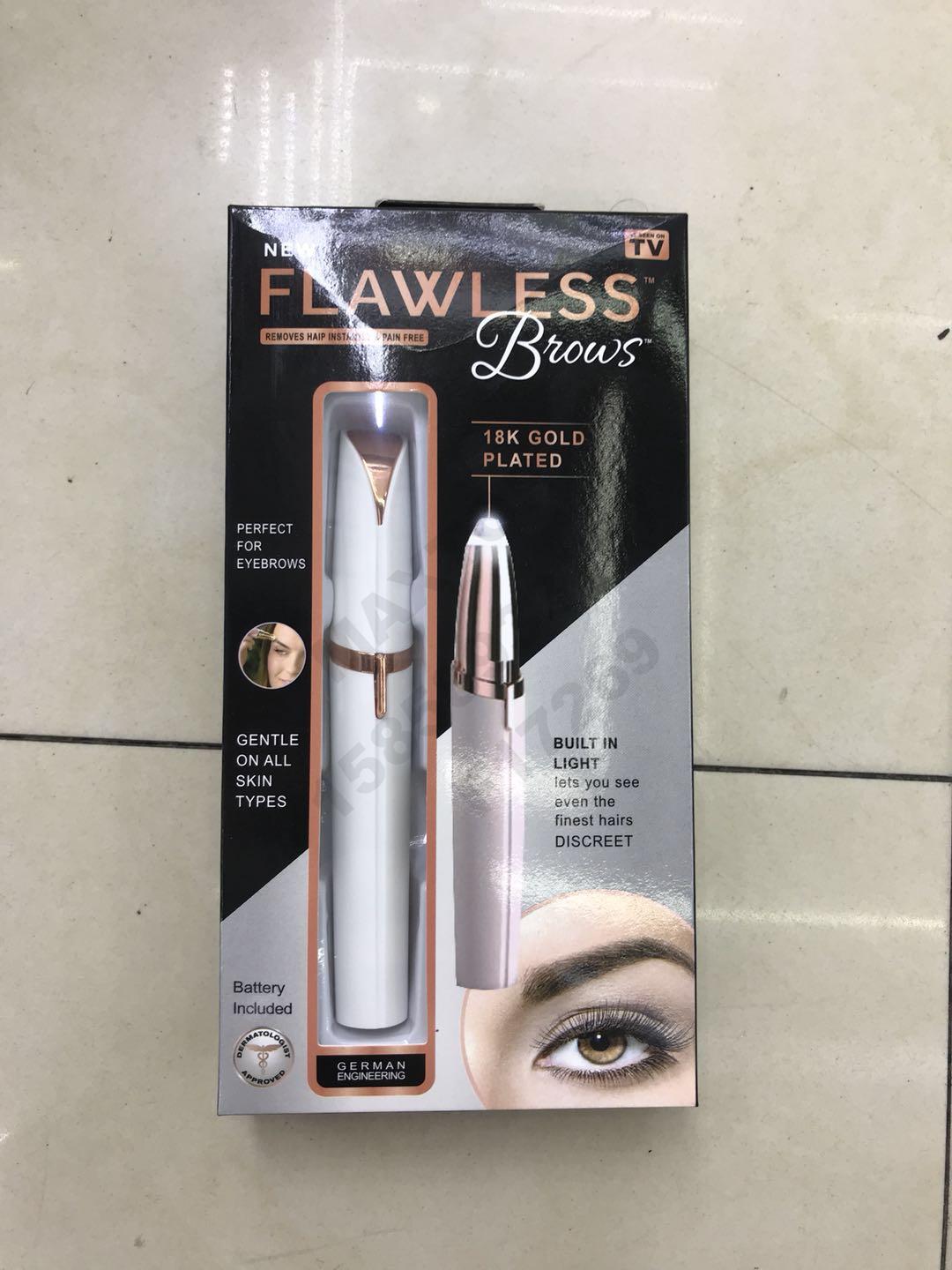 TV爆款 口红款电动修眉笔 flawless brows修眉仪 厂家直销