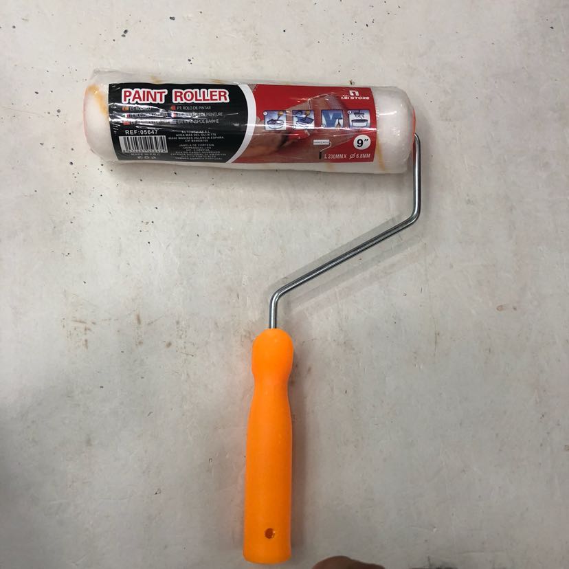 9 inch roller brush, one drawn, for interior decoration thumbnail