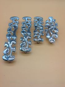 Cabinet handle Zinc alloy handle five golden gate cabinet locker handle