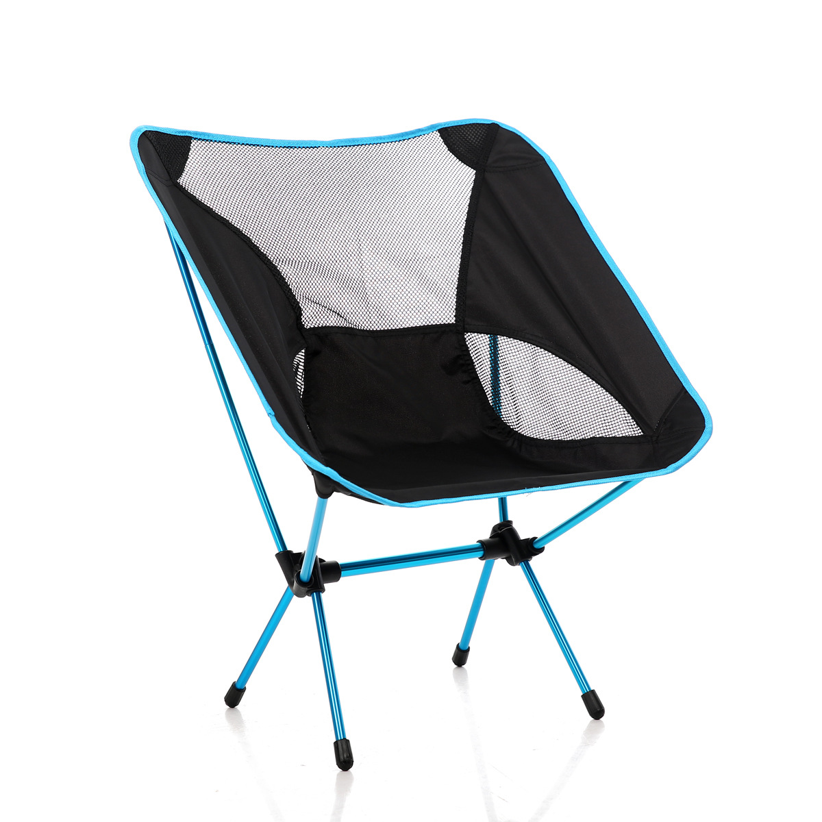 Outdoor folding chair, portable ultra-light moon chair, aviation aluminum alloy fishing stool, leisure sketching backrest chair Specification image