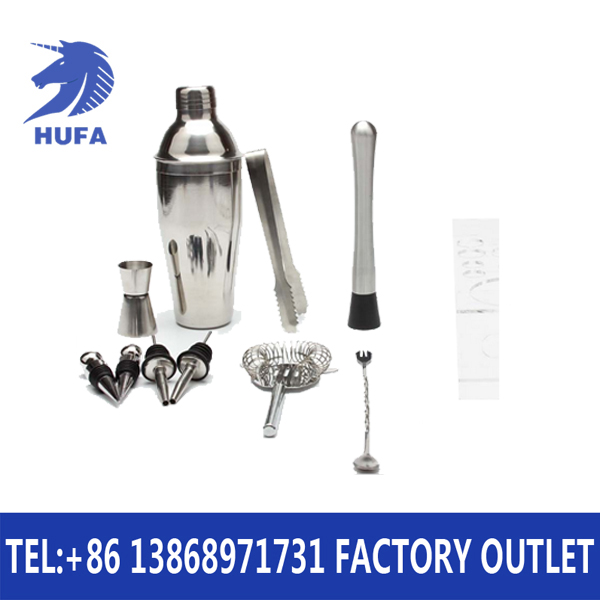 Cocktail shaker 12-piece Set Acrylic base Shaker Tool Set Japanese Shaker cup Set Acrylic base shaker machine set Shaker cup bar tool set details Picture