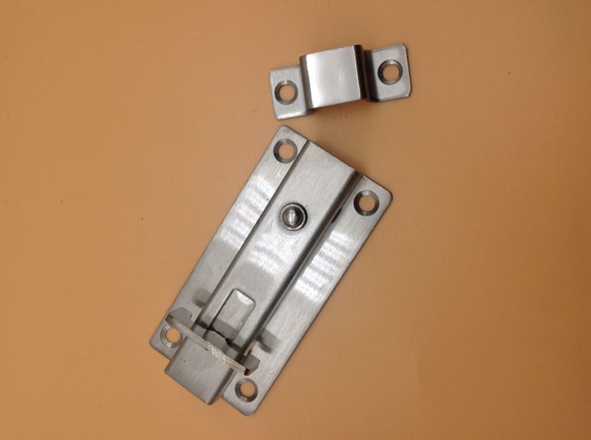 Bolt for household self-spring bolt for doors and Windows self-spring stainless steel bolt for automatic security bolt