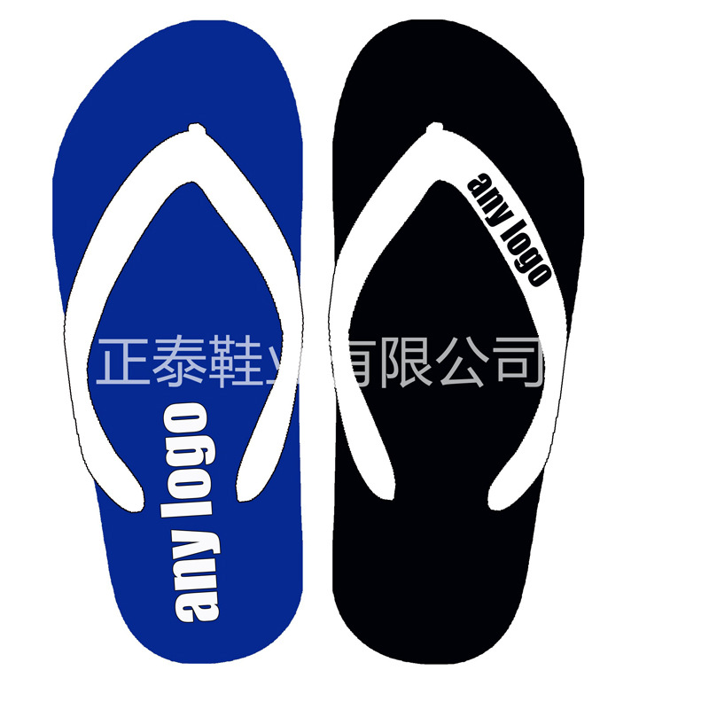 厂家供应各类EVA人字拖鞋订做 来样加工设计夏季休闲人字拖鞋批发产品图