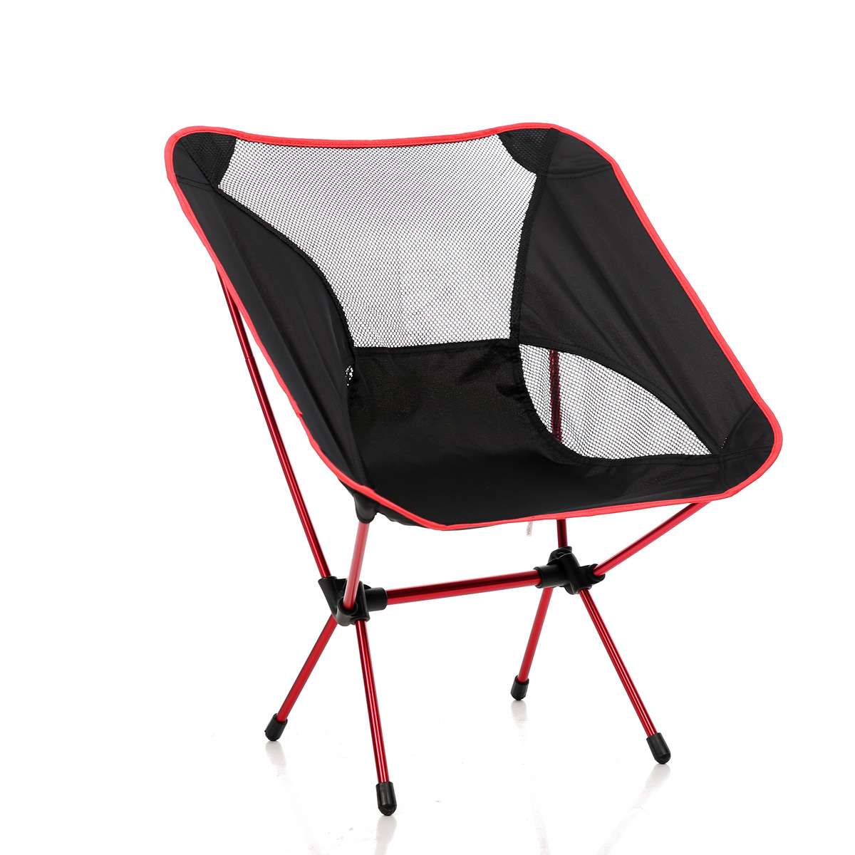Outdoor folding chair, portable ultra-light moon chair, aviation aluminum alloy fishing stool, leisure sketching backrest chair Application Scenario
