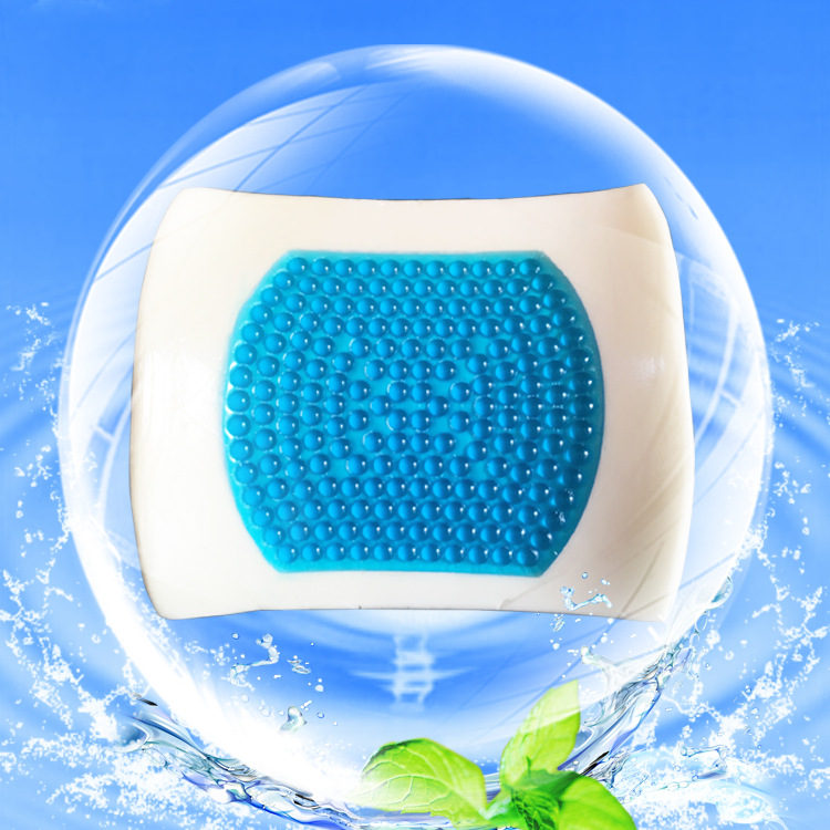 Hydrogel memory foam cushion office chair cool lumbar support pillow