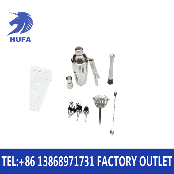 Cocktail shaker 12-piece Set Acrylic base Shaker Tool Set Japanese Shaker cup Set Acrylic base shaker machine set Shaker cup bar tool set Specification drawing